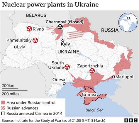 nuclear power plants in ukraine map